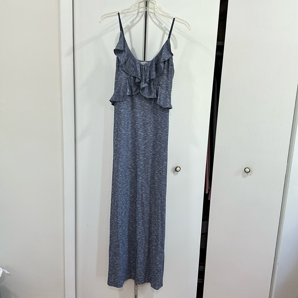 Max studio ruffle maxi